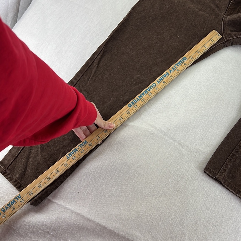 Refuge Brown Jeans Mom Skinny Straight Ankle High Rise Juniors Size 5 Pants - Picture 5 of 10